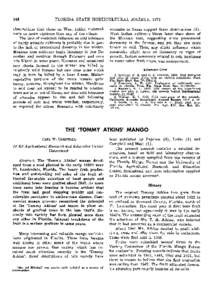 348  FLORIDA STATE HORTICULTURAL SOCIETY, 1973 observations that those on West Indian rootstock were no more vigorous than any of the others.