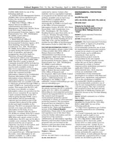 cchase on PROD1PC60 with PROPOSALS  Federal Register / Vol. 71, No[removed]Tuesday, April 4, [removed]Proposed Rules OARM–2006–0249, by one of the following methods: • Federal Docket Management System