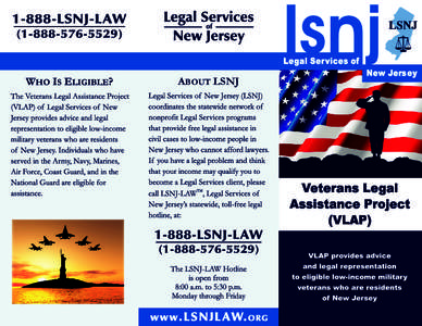 Legal Services of New Jers ey ABOUT LSNJ Text here ! Bulleted Text