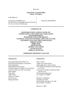 Civil law / Information / Michael C. Donaldson / Digital Millennium Copyright Act / Fair use / Ripping / This Film Is Not Yet Rated / Copyright law of the United States / Copyright / Law / Copyright law / 105th United States Congress