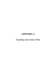 Sampling and Analysis Plan for the 2007 Wildfires – Burned Debris Assessment, San Diego and San Bernardino Counties, California