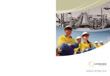 GINDALBIE METALS LTD ANNUAL REPORT[removed]Level 9, London House 216 St Georges Terrace Perth WA 6000 AUSTRALIA