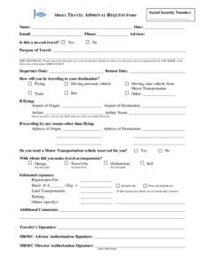 Microsoft Word - Travel Approval Request Form.doc