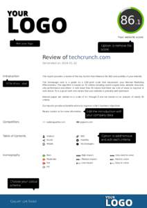 86.1 Your website score Review of techcrunch.com Generated on[removed]