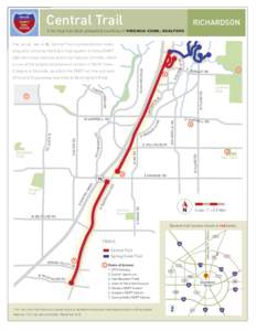 Central Trail  RICHARDSON This map has been prepared courtesy of VIRGINIA COOK, REALTORS. The twelve-foot-wide Central Trail is presently four miles