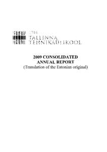 [removed]IA L L L N N A 11II[ IEE .H. . 1:J IKktJLiKOO[removed]CONSOLIDATED ANNUAL REPORT (Translation of the Estonian original)