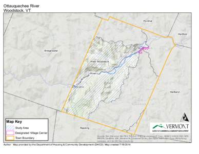 Ottauquechee River Woodstock, VT Pomfret Hartford