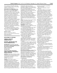 Federal Register / Vol. 70, No[removed]Monday, December 12, [removed]Proposed Rules 2733, telephone[removed]–7247; fax number 214–665–7263; e-mail address [removed]. In the final section of this Federal