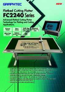 NEW  Flatbed Cutting Plotter FC2240 Series Advanced Flatbed Cutting Plotter