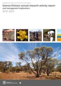Biodiversity / Environmental science / Conservation biology / Conservation in Australia / Natural resource management / Jarrah Forest / Index of conservation articles / National Biodiversity Centre / Biology / Environment / Science
