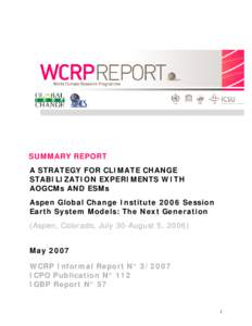 Global warming / Intergovernmental Panel on Climate Change / Climate forcing / Effects of global warming / Computational science / Global climate model / Climate model / IPCC Fourth Assessment Report / IPCC Third Assessment Report / Climate change / Atmospheric sciences / Climatology