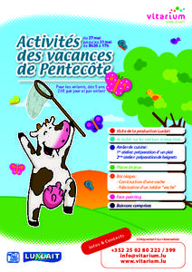 VIVE Z L E L AIT  Activités des vacances de Pentecôte