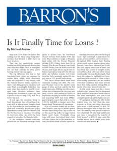 % THE DOW JONES BUSINESS AND FINANCIAL WEEKLY www.barrons.com  DECEMBER 1, 2014