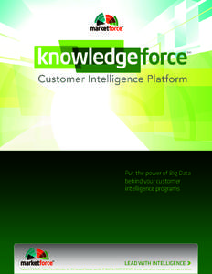 Information technology / Customer experience management / Information technology management / Data management / Business software / Dashboard / Customer intelligence / Customer experience / MyDIALS / Business / Business intelligence / Marketing