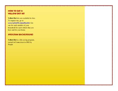 Microsoft Word - Yellow Dot Brochure Final