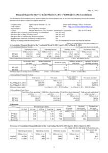 Microsoft Word - _Translated_ Financial Report for the Year Ended March 31, 2012 _FY2011_.doc