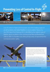 Preventing Loss of Control In-Flight  Air Transport Division Training, Simulation & Operator Performance  