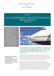 Civil aviation authorities / Air safety / Association of Asia Pacific Airlines / Thai Airways International / Airline / International Civil Aviation Organization / International Air Transport Association / US Airways / Federal Aviation Administration / Transport / Aviation / Star Alliance