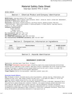 Antiseptics / Disinfectants / Toxicology / Isopropyl alcohol / Acetone / Rubbing alcohol / Toxic Substances Control Act / Median lethal dose / Ethanol / Chemistry / Household chemicals / Alcohols