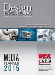 Canada’s definitive information source for Mechanical Engineers, Product Designers and OEMs Media Planner