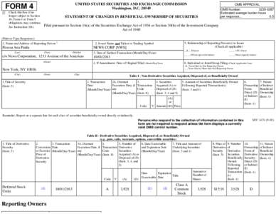 UNITED STATES SECURITIES AND EXCHANGE COMMISSION Washington, D.C[removed]FORM 4 f g Check this box if no