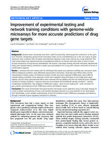 Gene expression / Molecular biology / Molecular genetics / Bioinformatics / Gene expression profiling / DNA microarray / Myc / Biology / Microarrays / Biochemistry