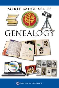 GENEALOGY  BOY SCOUTS OF AMERICA MERIT BADGE SERIES  GENEALOGY