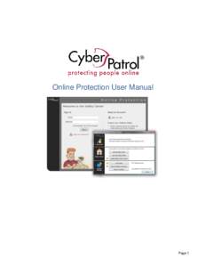Online Protection User Manual  Page 1 Online Protection User Manual