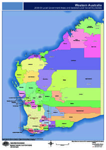 Western Australia[removed]Local Government Areas and declared Local Governing Bodies See Southwestern WA map