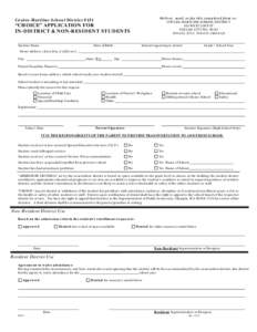 Deliver, mail, or fax this completed form to: COULEE-HARTLINE SCHOOL DISTRICT 410 WEST LOCUST COULEE CITY WA[removed][removed]5166 FAX