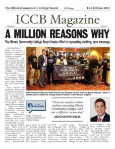The Illinois Community College Board  ICCB.org Fall Edition 2012