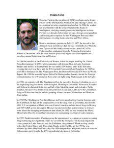 Testimony of Douglas Farah