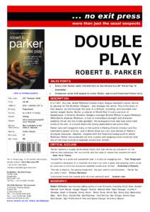 Jackie Robinson / Potshot / Spenser / Los Angeles Dodgers / Robinson / Major League Baseball / Baseball / Robert B. Parker