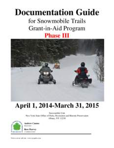 New York State Office of Parks /  Recreation and Historic Preservation / E-Rate / Trail / Snowmobiles / Tracked vehicles / Transport