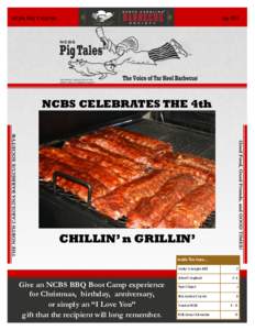 July[removed]NCBS PIG TALES® NCBS CELEBRATES THE 4th
