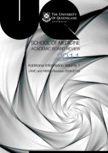 SCHOOL OF MEDICINE ACADEMIC BOARD REVIEWAdditional Information Volume 1