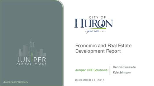 Economic and Real Estate Development Report Juniper CRE Solutions  A Cedarwood Company