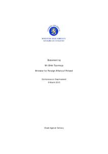 Arms control / Human rights instruments / Biological warfare / Nuclear disarmament / NPT Review Conference / Disarmament / United Nations Institute for Disarmament Research / Weapon of mass destruction / Fissile Material Cut-off Treaty / International relations / Nuclear weapons / Nuclear proliferation