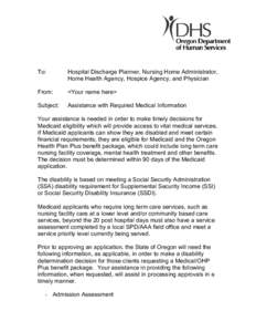 Geriatrics / Federal assistance in the United States / Presidency of Lyndon B. Johnson / Medicaid / Nursing home / Medi-Cal / Long-term care / Metropolitan Jewish Hospice / Acronyms in healthcare / Medicine / Health / Healthcare