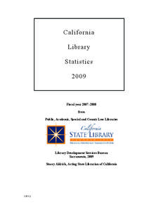 CA Library Directory 004 State Summary Text