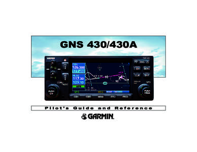 GNS 430/430A  Pilot’s[removed]indd i