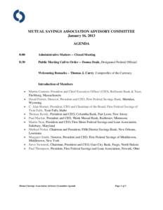 Financial services / Federal savings bank / National bank / Savings and loan association / Economy of the United States / Office of Thrift Supervision / Kerry Killinger / Financial institutions / Office of the Comptroller of the Currency / Finance