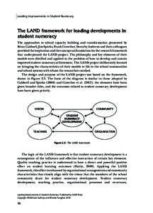 [Leading Improvements in Student Numeracy The LAND framework for leading developments in student numeracy The approaches to school capacity building and transformation pioneered by Brian Caldwell, Jim Spinks, Frank Crowt