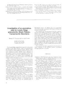 Ohio Range / Geology of Antarctica / Transantarctic Mountains / Antarctica / Scott Glacier / Physical geography / Geography of Antarctica / Amundsen Coast