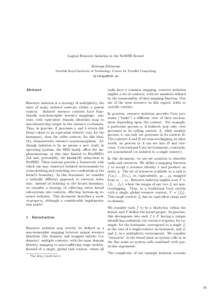 Logical Resource Isolation in the NetBSD Kernel Kristaps Dˇzonsons Swedish Royal Institute of Technology, Centre for Parallel Computing [removed]  tasks have a common mapping, resource isolation