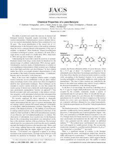 Published on Web[removed]Chemical Properties of a para-Benzyne