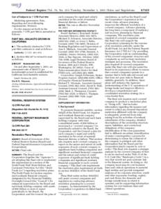 Federal Register / Vol. 76, No[removed]Tuesday, November 1, [removed]Rules and Regulations List of Subjects in 7 CFR Part 984 Marketing agreements, Nuts, Reporting and recordkeeping requirements, Walnuts. For the reasons se