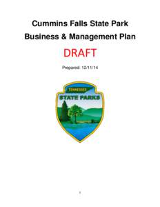 Cummins Falls State Park Business & Management Plan DRAFT Prepared: 