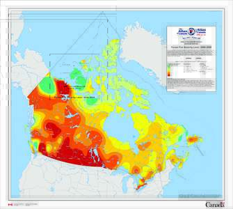 Atlas of Canada 6th Edition (archival version) Forest Fire Severity Level, [removed]Climate warming can bring more frequent and severe forest fires. This map shows the change in forest fire severity levels across Canada
