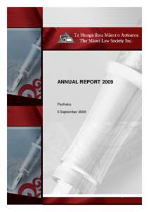 ANNUAL REPORT[removed]Parihaka 5 September[removed]